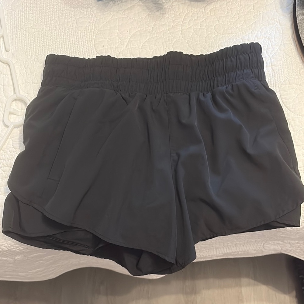 Women's Black Running Shorts